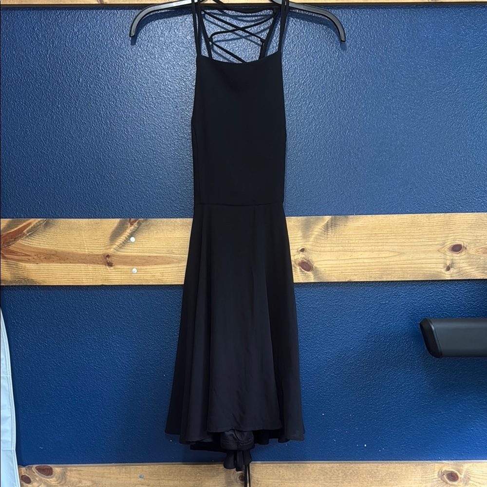 Lulu's Black Halter Sundress for a Night Out
